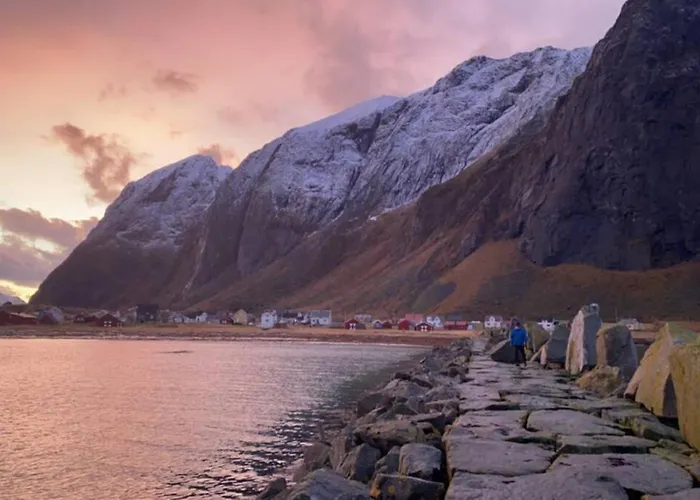 Lofoten_beach_eggum Ferienhaus Eggum
